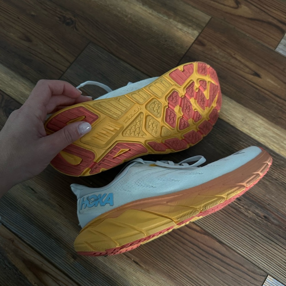 HOKA running sneakers with arch support